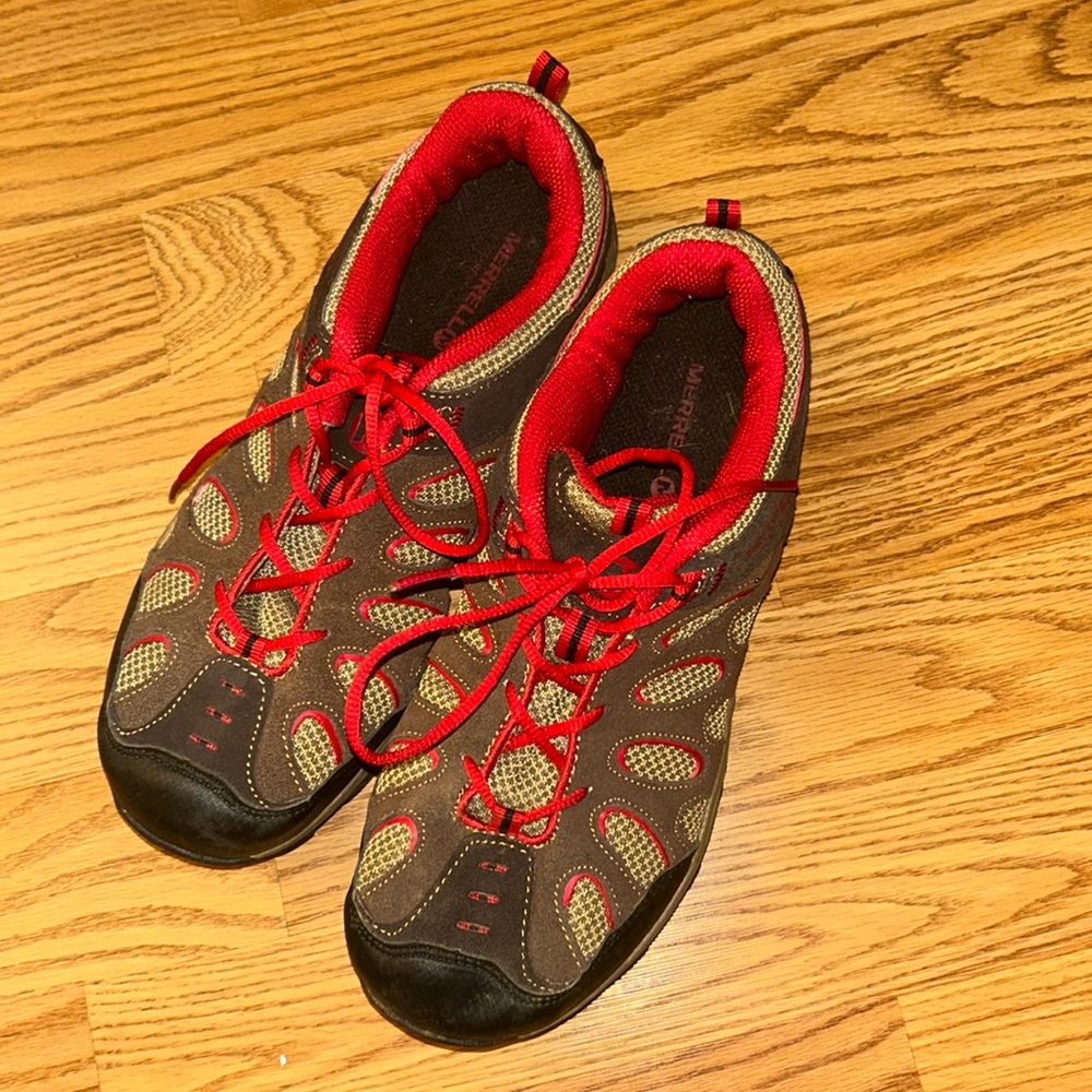 Merrell Boys Chameleon Low Lace Select Dry Hiking Shoes. Size 7.